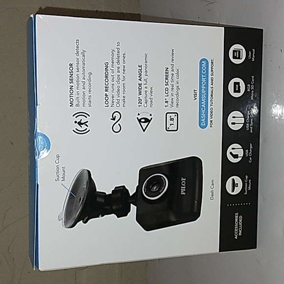 Pilot 720p HD Resolution Dash Mount Camera - Picture 2 of 2